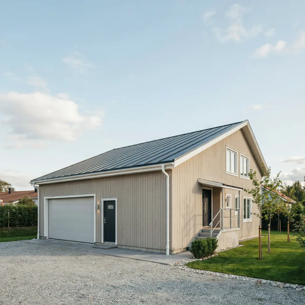 bygga garage med overvaning bodel enkoping uppland